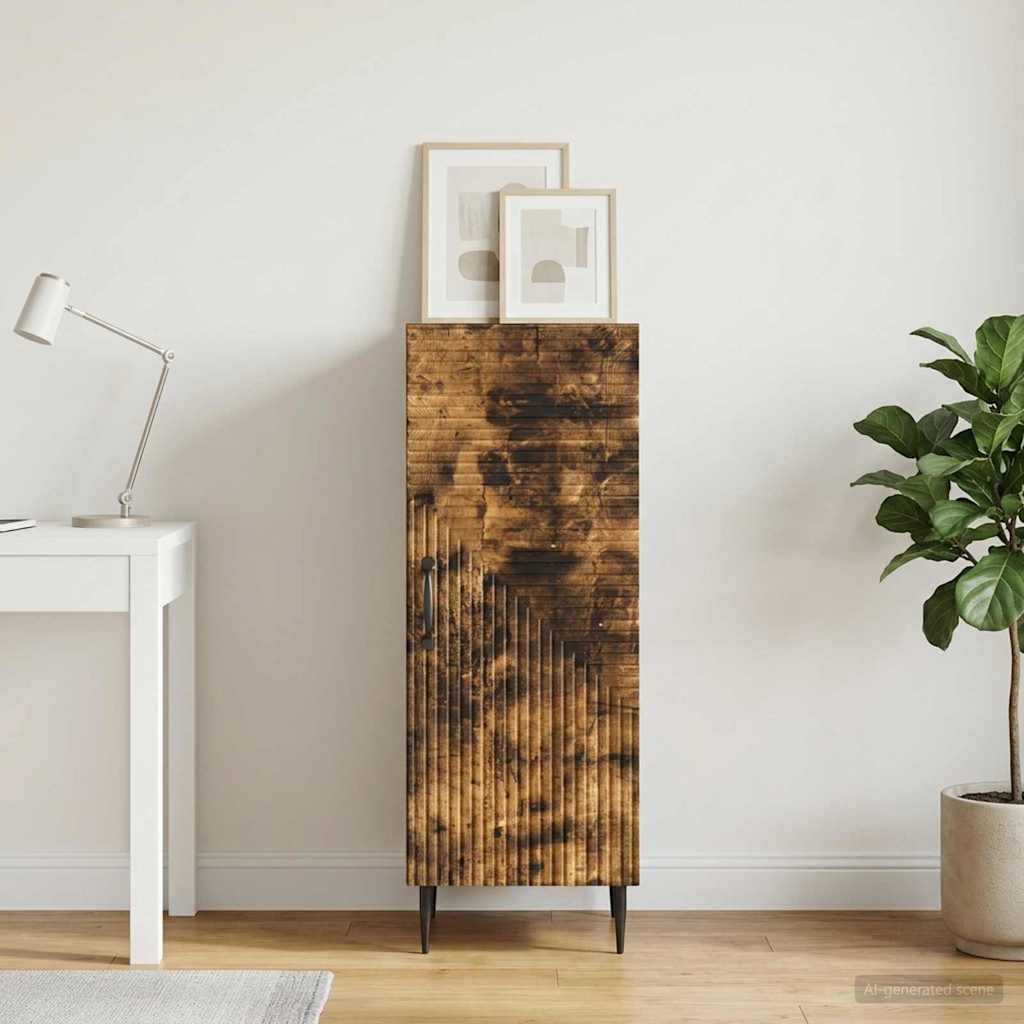 Credenza Rovere Fumo 33 x 34,5 x 89,5 cm Legno ingegnerizzato