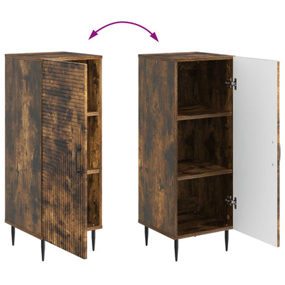 Credenza Rovere Fumo 33 x 34,5 x 89,5 cm Legno ingegnerizzato | homemem39