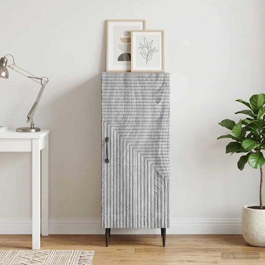 Credenza Grigio Sonoma 33 x 34,5 x 89,5 cm Legno ingegnerizzato