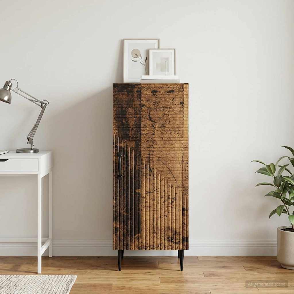Credenza Legno antico 33 x 34,5 x 89,5 cm Legno ingegnerizzato