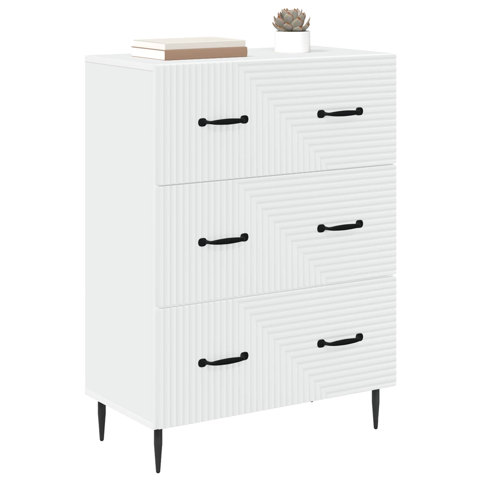 Mobile con Cassetti Bianco 66 x 34,5 x 89,5 cm | homemem39