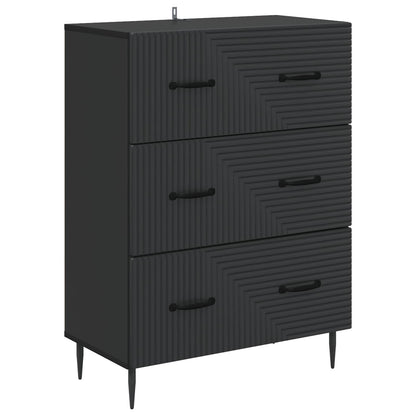 Mobile con Cassetti Nero 66 x 34,5 x 89,5 cm | homemem39
