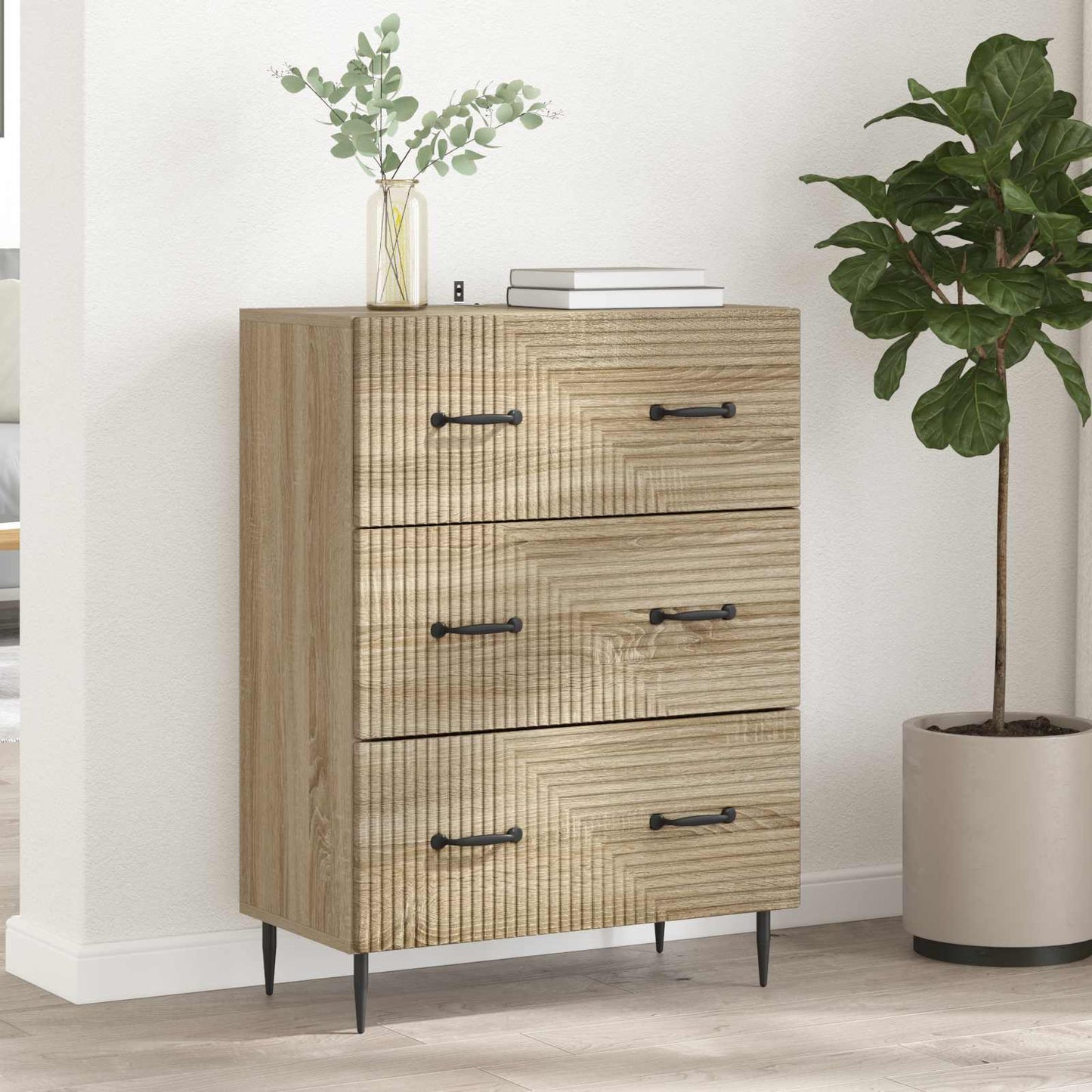 Mobile con Cassetti Rovere Sonoma 66 x 34,5 x 89,5 cm