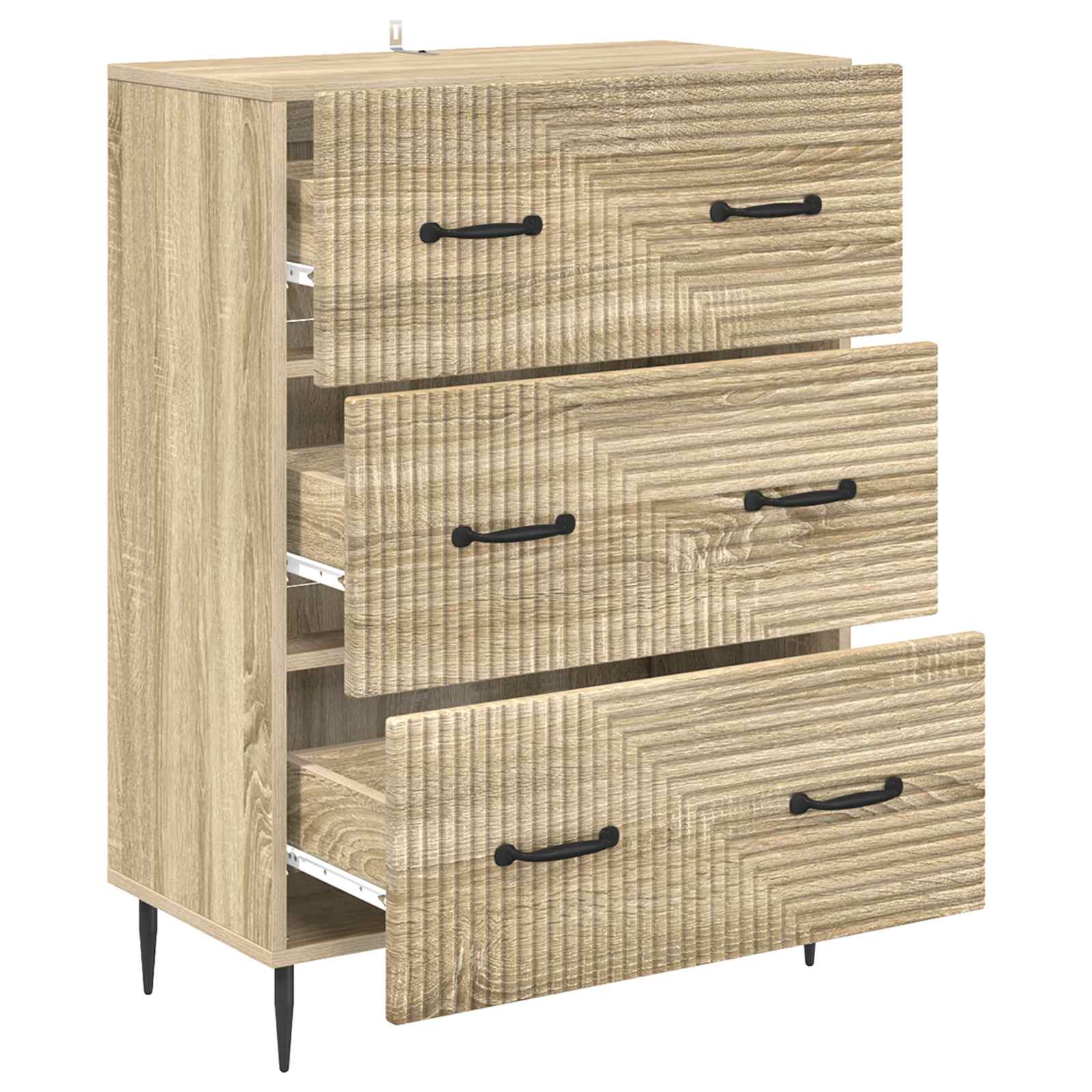 Mobile con Cassetti Rovere Sonoma 66 x 34,5 x 89,5 cm | homemem39