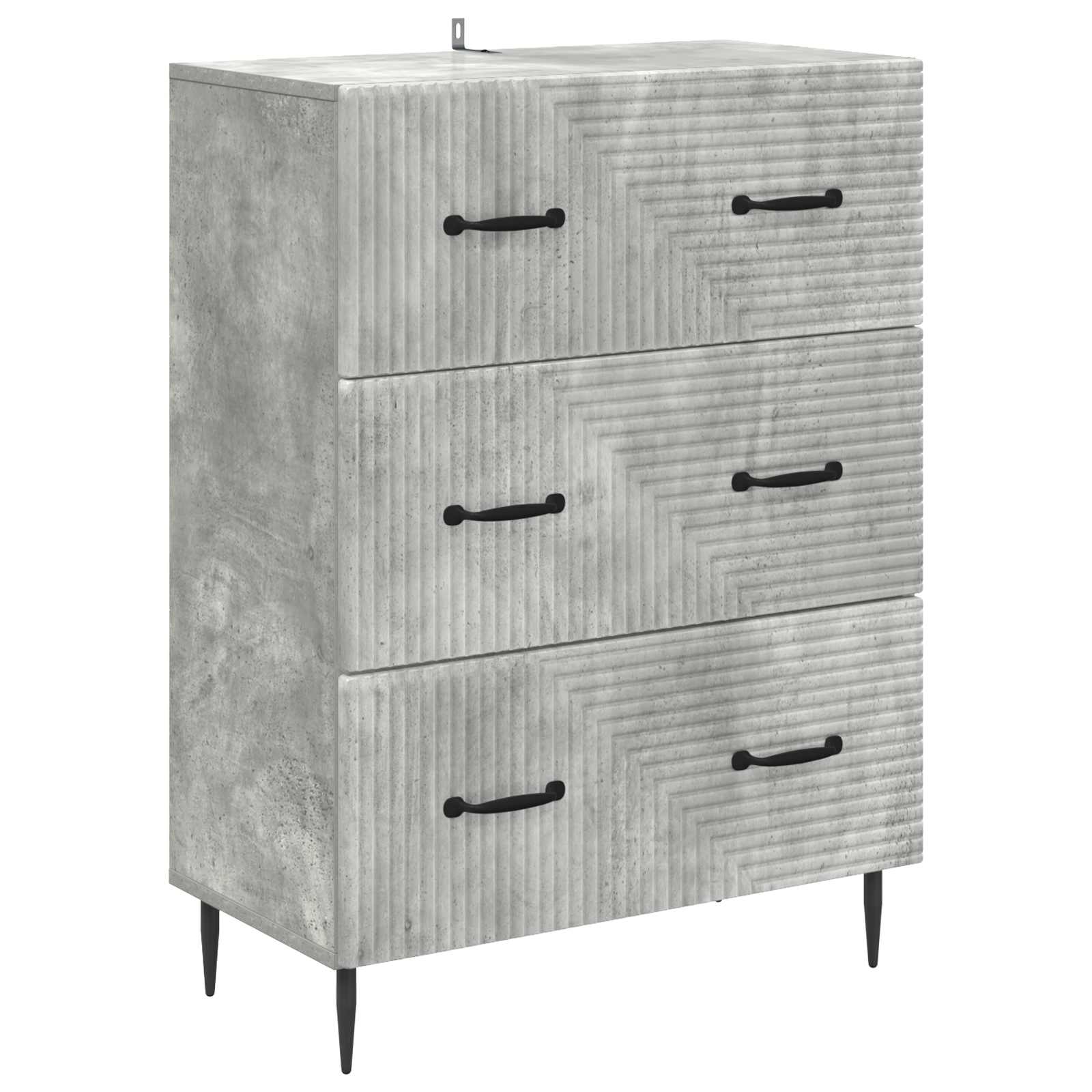 Mobile con Cassetti Grigio Cemento 66 x 34,5 x 89,5 cm | homemem39