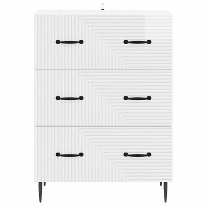 Mobile con Cassetti Bianco Lucido 66 x 34,5 x 89,5 cm | homemem39