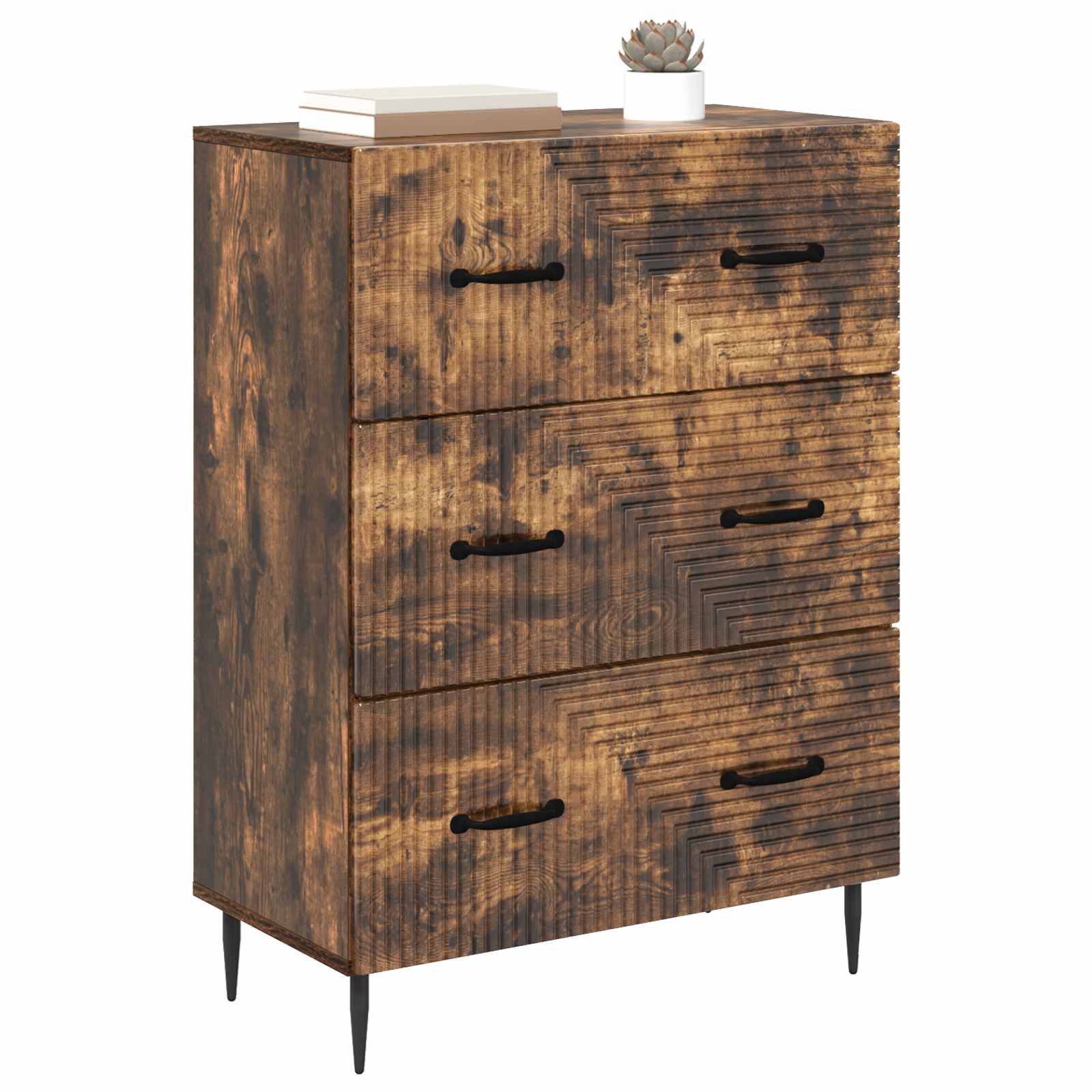 Mobile con Cassetti Rovere Fumo 66 x 34,5 x 89,5 cm | homemem39