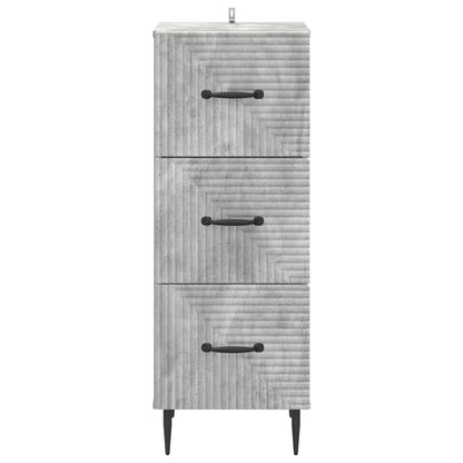 Mobile con Cassetti Grigio Cemento 33 x 34,5 x 89,5 cm | homemem39