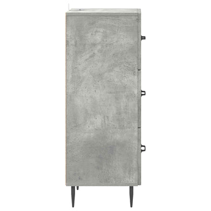 Mobile con Cassetti Grigio Cemento 33 x 34,5 x 89,5 cm | homemem39