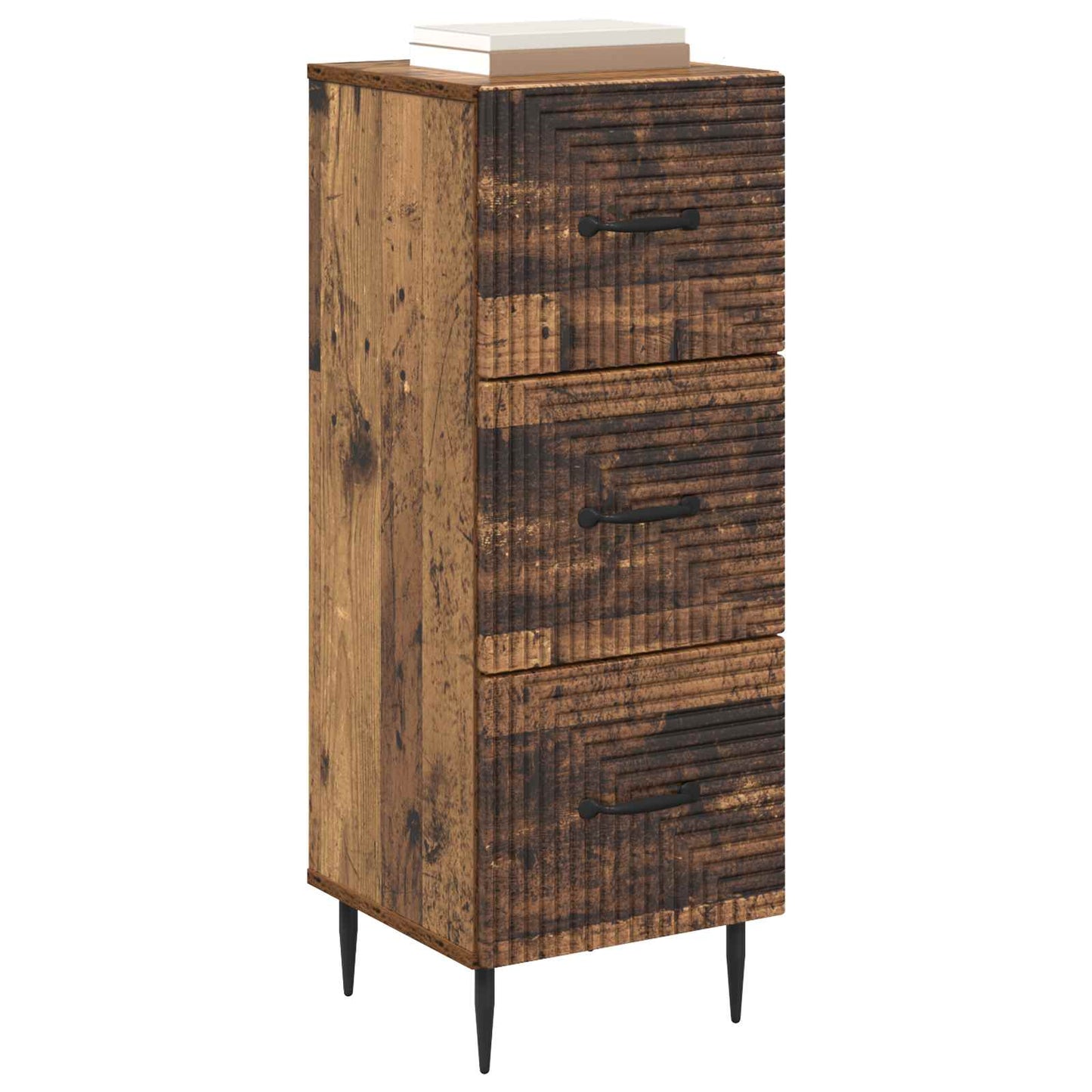 Mobile con Cassetti Legno antico 33 x 34,5 x 89,5 cm