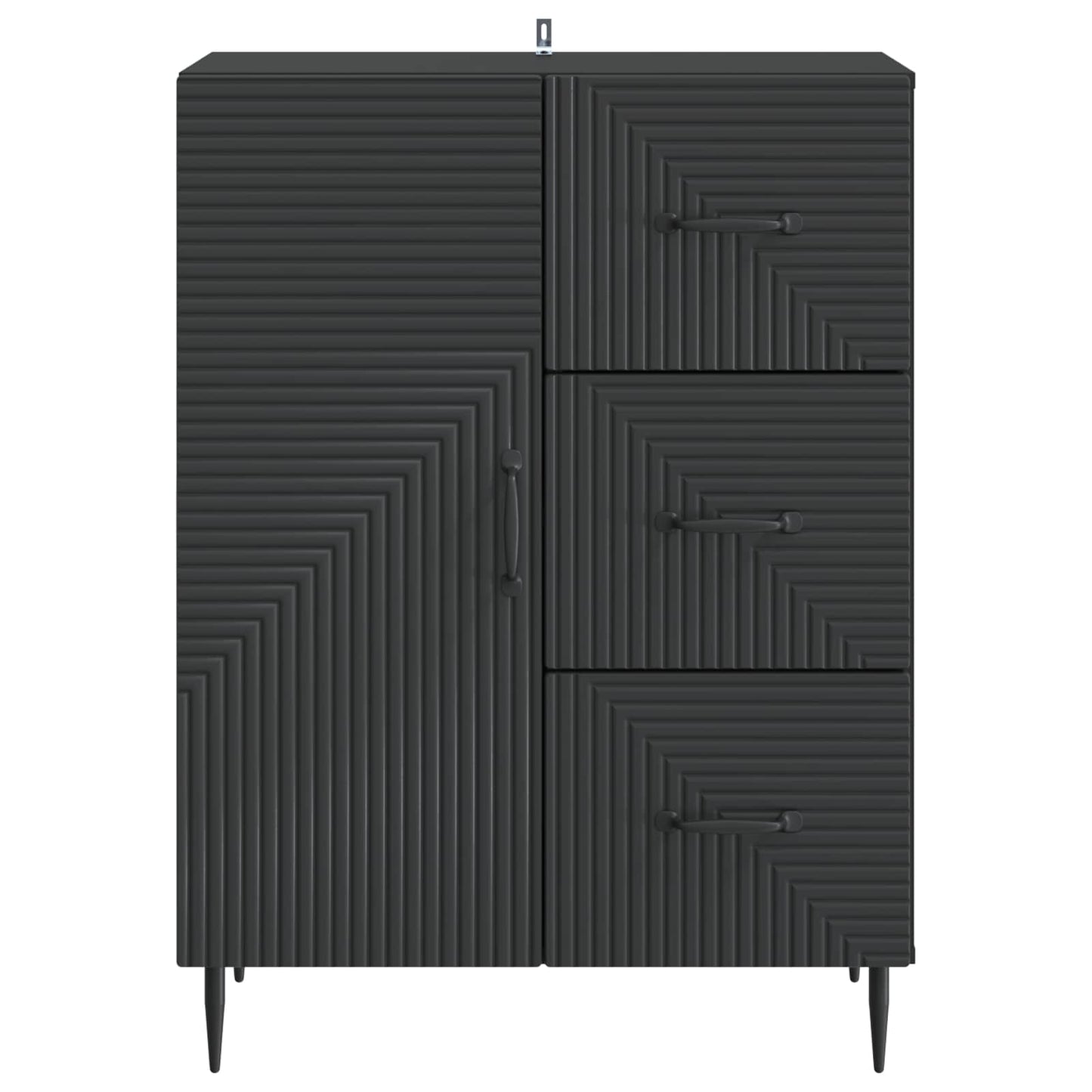 Credenza Nero 66 x 34,5 x 89,5 cm Legno ingegnerizzato | homemem39