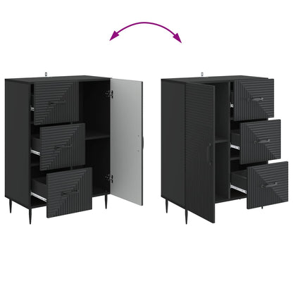 Credenza Nero 66 x 34,5 x 89,5 cm Legno ingegnerizzato | homemem39