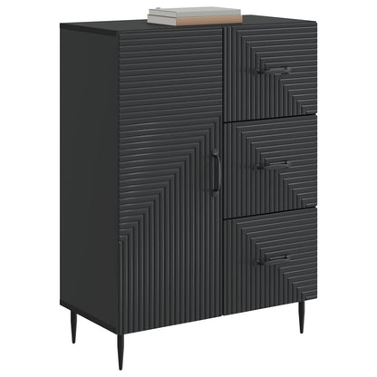 Credenza Nero 66 x 34,5 x 89,5 cm Legno ingegnerizzato