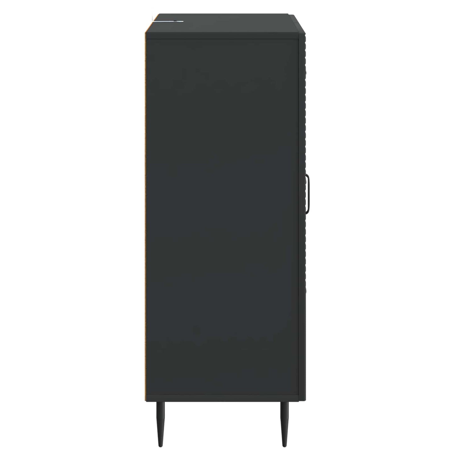 Credenza Nero 66 x 34,5 x 89,5 cm Legno ingegnerizzato