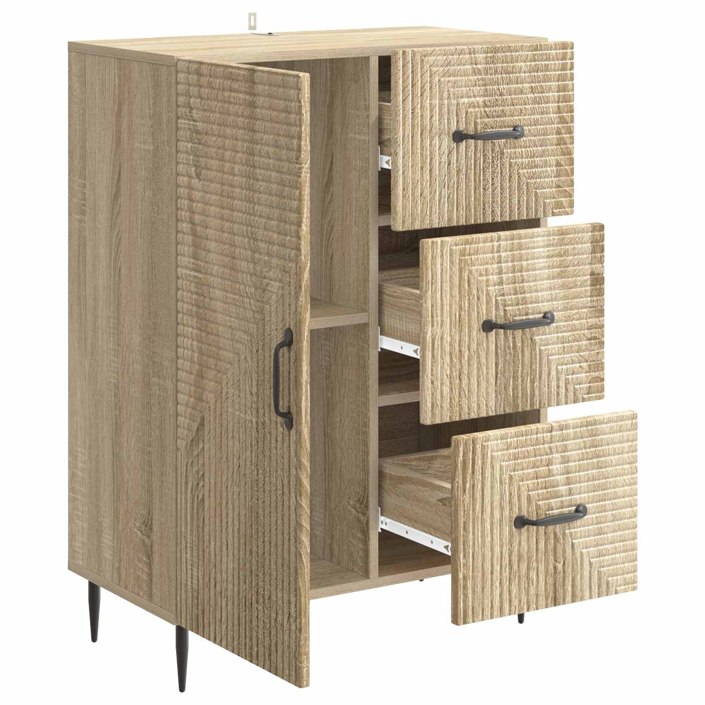 Credenza Rovere Sonoma 66 x 34,5 x 89,5 cm Legno ingegnerizzato | homemem39