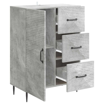 Credenza con cassetto Grigio Cemento 66 x 34,5 x 89,5 cm | homemem39