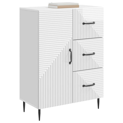 Credenza Bianco Lucido 66 x 34,5 x 89,5 cm Legno ingegnerizzato | homemem39
