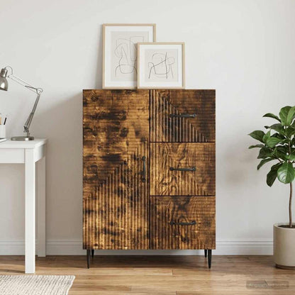 Credenza Rovere Fumo 66 x 34,5 x 89,5 cm Legno ingegnerizzato