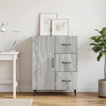 Credenza Grigio Sonoma 66 x 34,5 x 89,5 cm Legno ingegnerizzato