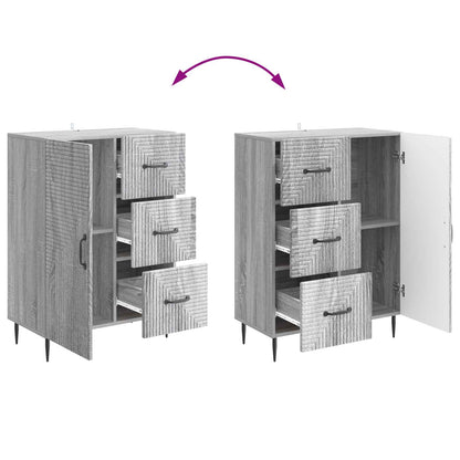 Credenza Grigio Sonoma 66 x 34,5 x 89,5 cm Legno ingegnerizzato