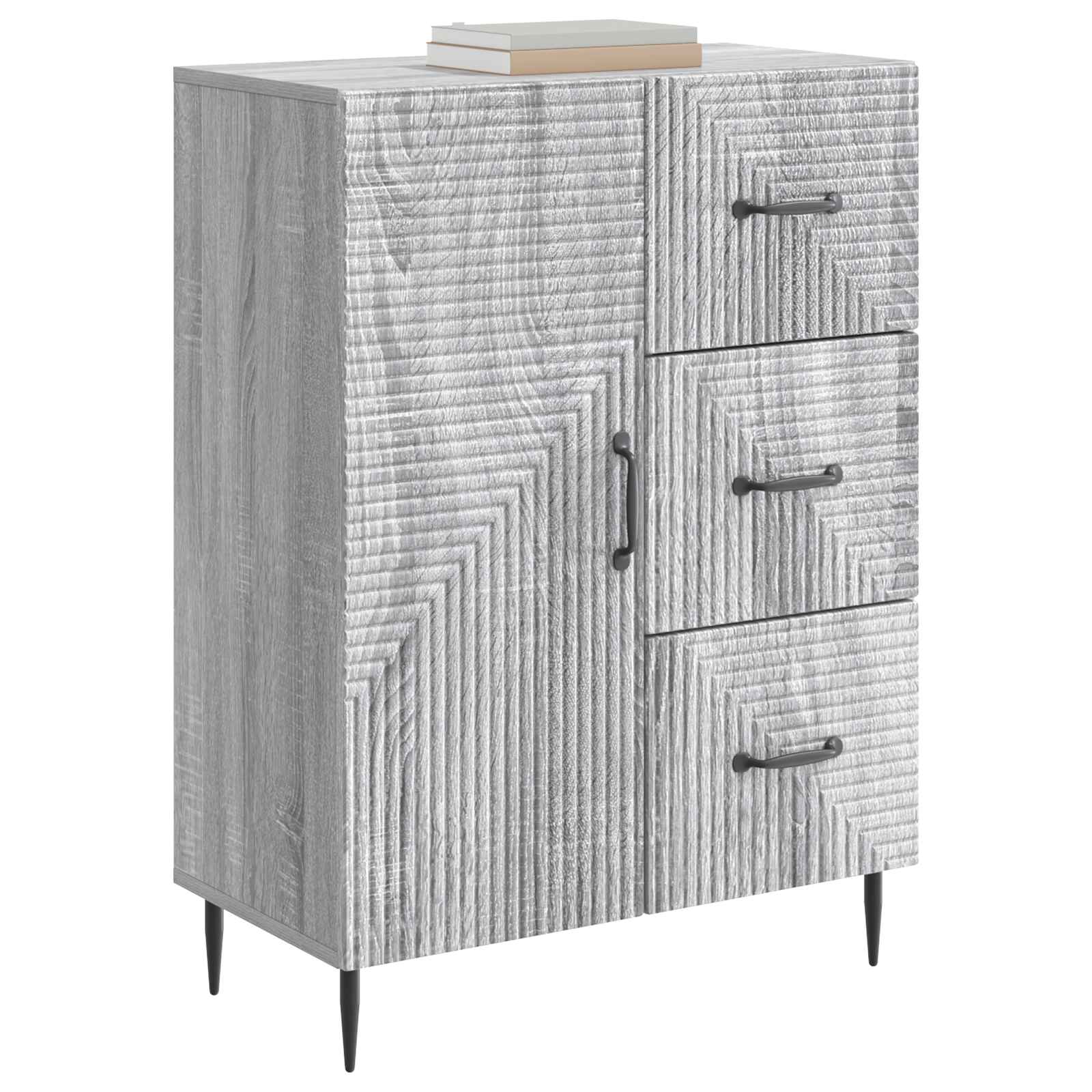 Credenza Grigio Sonoma 66 x 34,5 x 89,5 cm Legno ingegnerizzato | homemem39
