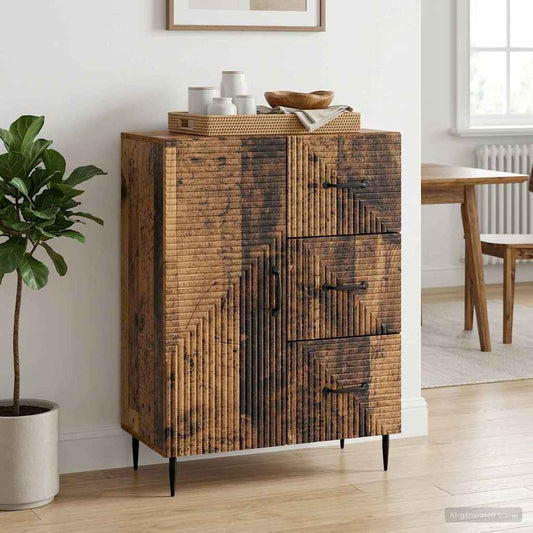 Credenza Legno antico 66 x 34,5 x 89,5 cm Legno ingegnerizzato