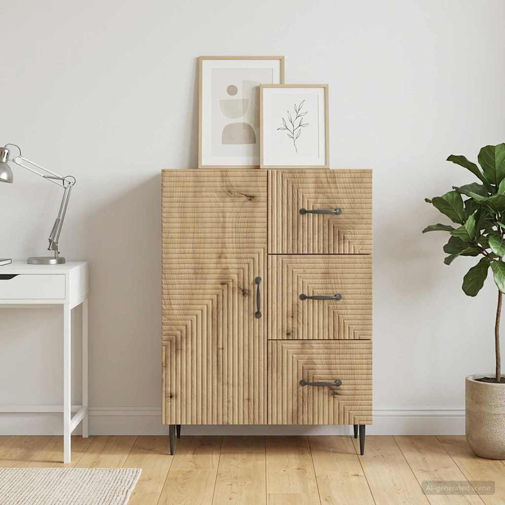 Credenza con cassetto Rovere Artigianale 66 x 34,5 x 89,5 cm