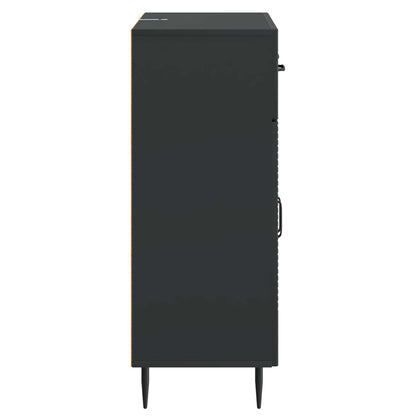 Credenza Nero 66 x 34,5 x 89,5 cm Legno ingegnerizzato