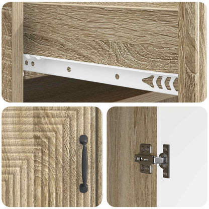 Credenza Rovere Sonoma 66 x 34,5 x 89,5 cm Legno ingegnerizzato | homemem39