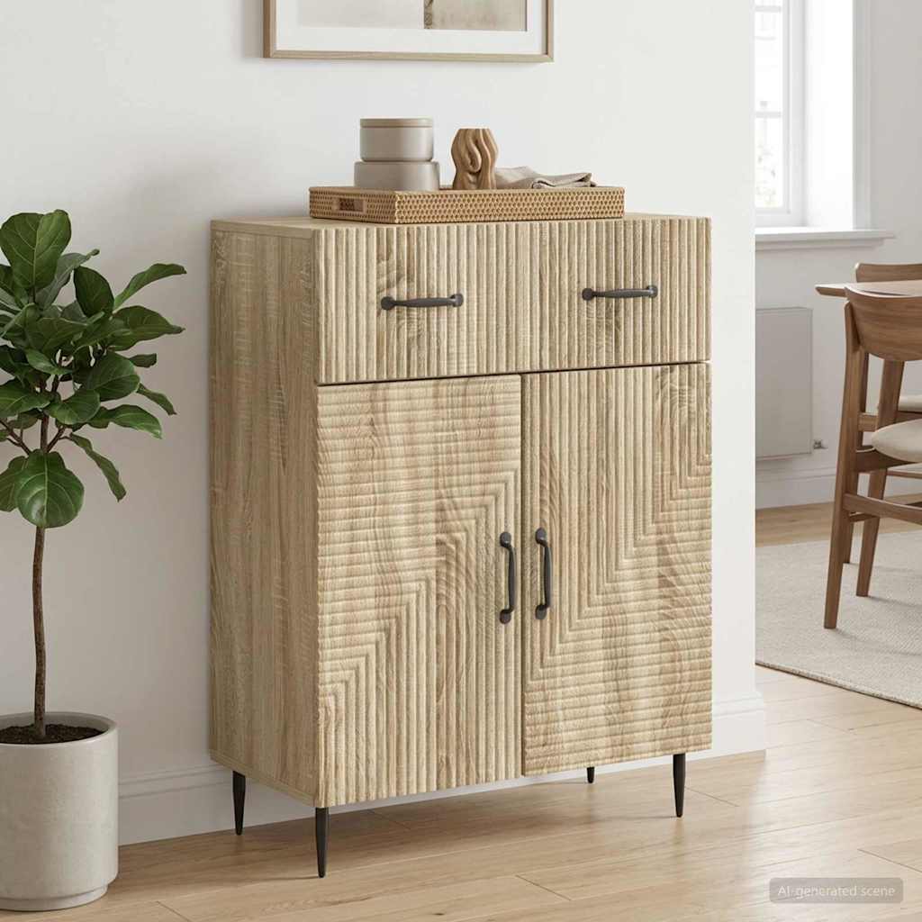 Credenza Rovere Sonoma 66 x 34,5 x 89,5 cm Legno ingegnerizzato