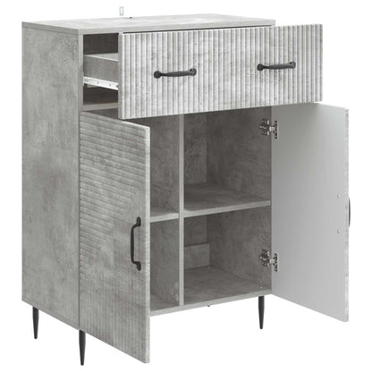 Credenza con cassetto Grigio Cemento 66 x 34,5 x 89,5 cm | homemem39