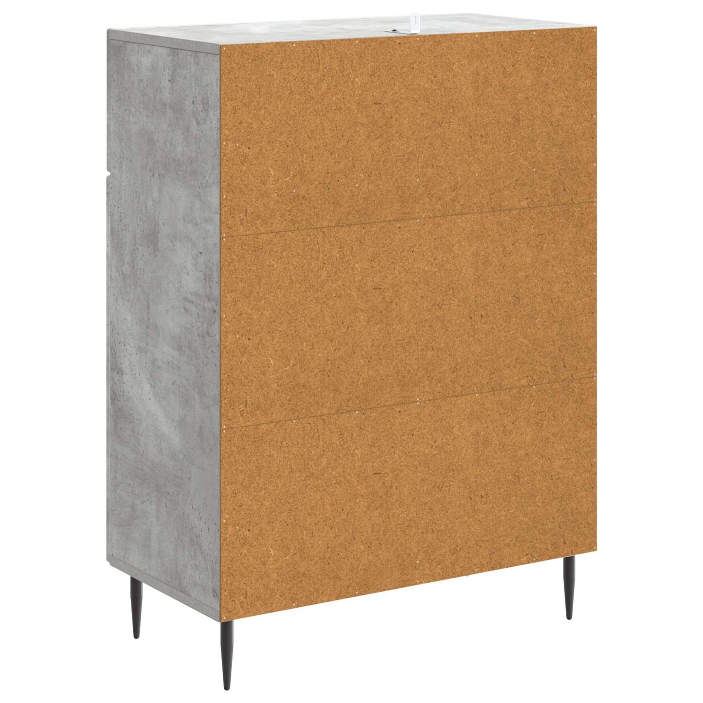 Credenza con cassetto Grigio Cemento 66 x 34,5 x 89,5 cm