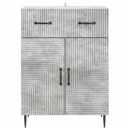 Credenza con cassetto Grigio Cemento 66 x 34,5 x 89,5 cm | homemem39