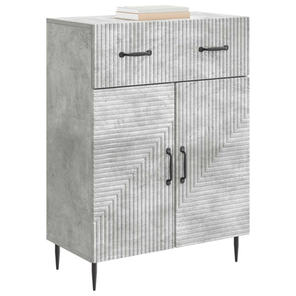 Credenza con cassetto Grigio Cemento 66 x 34,5 x 89,5 cm | homemem39