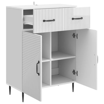 Credenza Bianco Lucido 66 x 34,5 x 89,5 cm Legno ingegnerizzato | homemem39