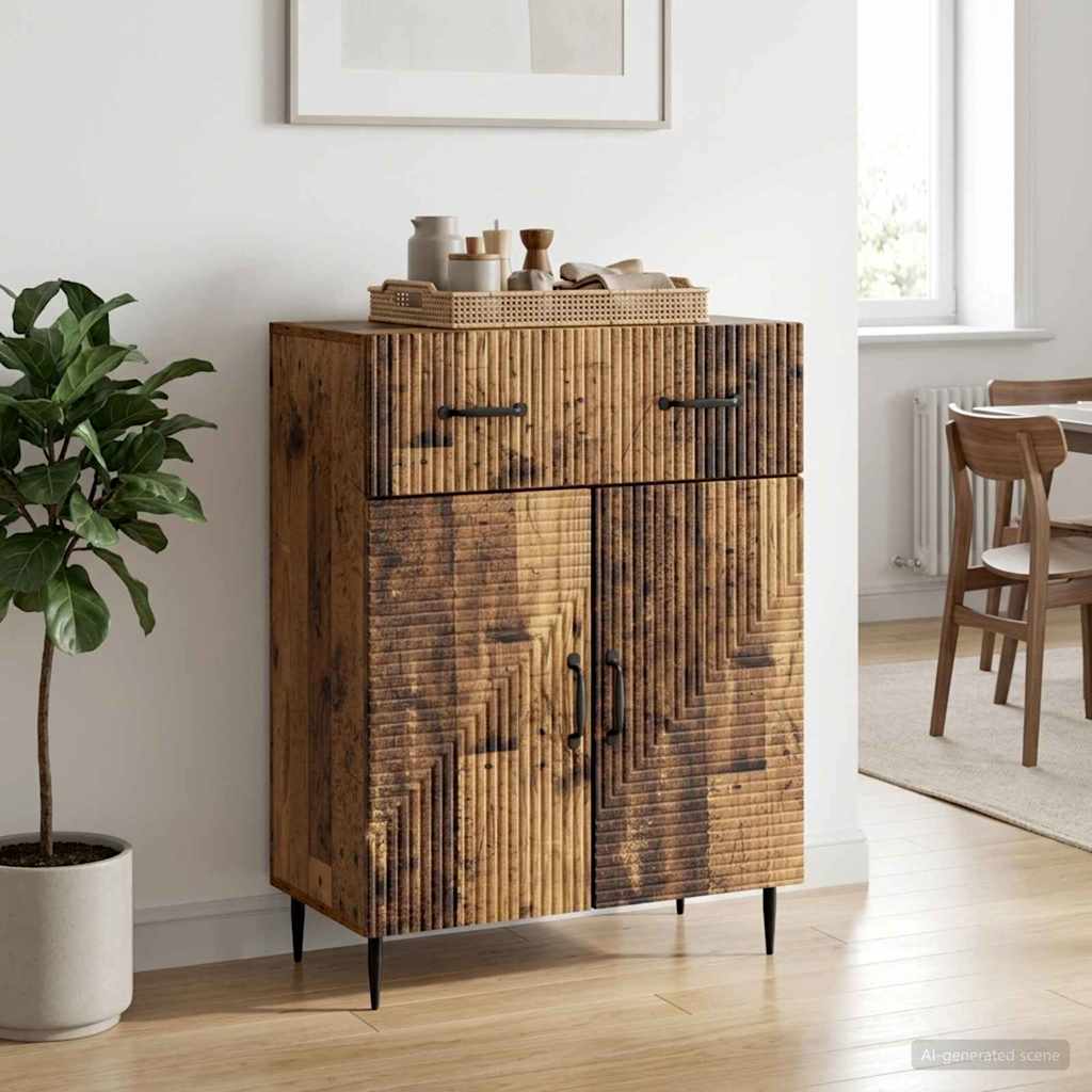 Credenza Legno antico 66 x 34,5 x 89,5 cm Legno ingegnerizzato