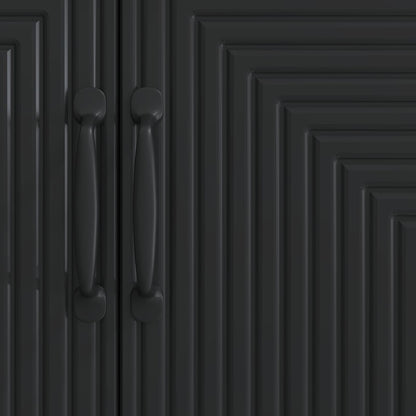 Credenza Nero 89 x 34,5 x 80 cm Legno ingegnerizzato