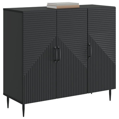 Credenza Nero 89 x 34,5 x 80 cm Legno ingegnerizzato