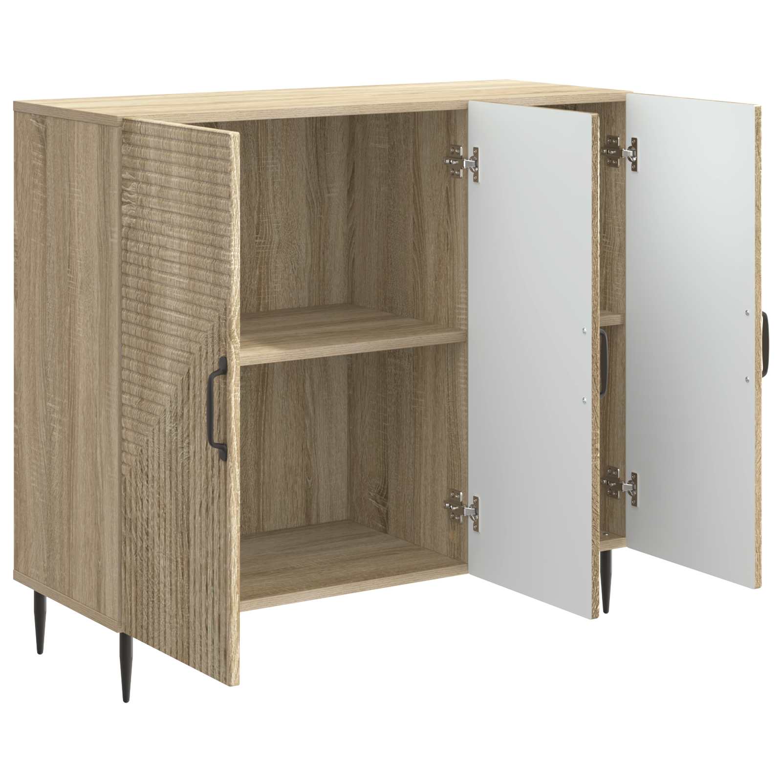 Credenza Rovere Sonoma 89 x 34,5 x 80 cm Legno ingegnerizzato | homemem39