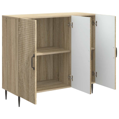 Credenza Rovere Sonoma 89 x 34,5 x 80 cm Legno ingegnerizzato | homemem39