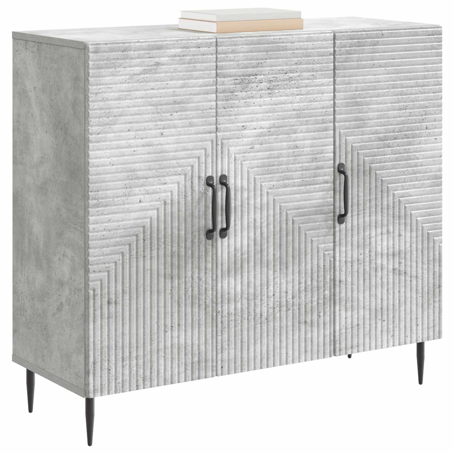 Credenza Grigio Cemento 89 x 34,5 x 80 cm Legno ingegnerizzato | homemem39