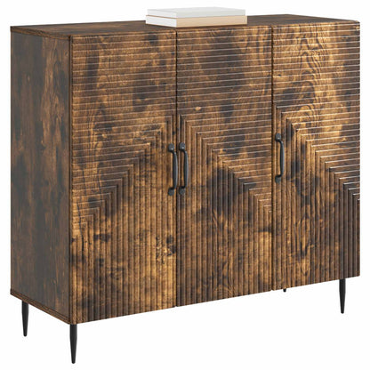 Credenza Rovere Fumo 89 x 34,5 x 80 cm Legno ingegnerizzato