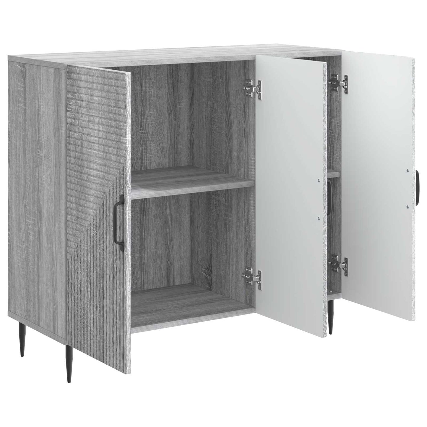Credenza Grigio Sonoma 89 x 34,5 x 80 cm Legno ingegnerizzato