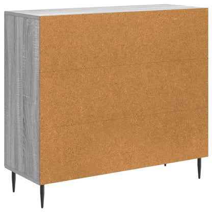 Credenza Grigio Sonoma 89 x 34,5 x 80 cm Legno ingegnerizzato | homemem39