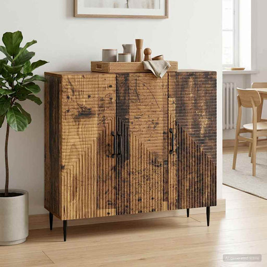 Credenza Legno antico 89 x 34,5 x 80 cm Legno ingegnerizzato