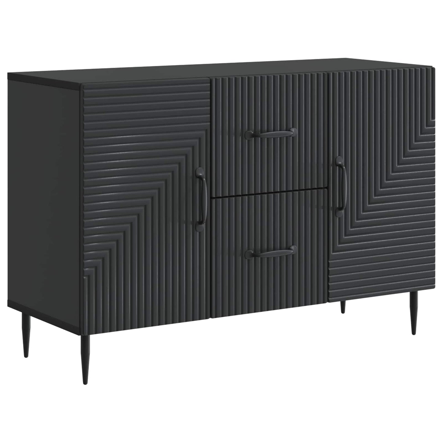 Credenza Nero 89 x 34,5 x 60 cm Legno ingegnerizzato | homemem39