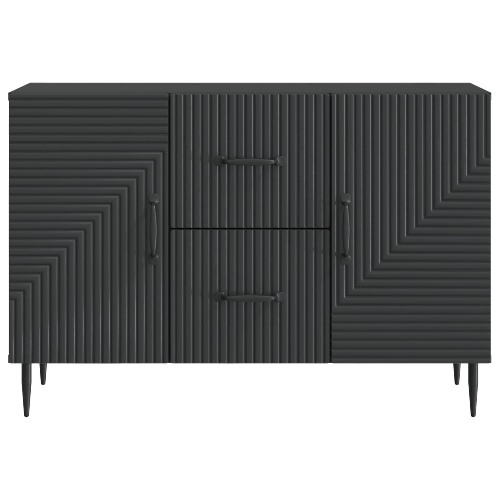 Credenza Nero 89 x 34,5 x 60 cm Legno ingegnerizzato | homemem39