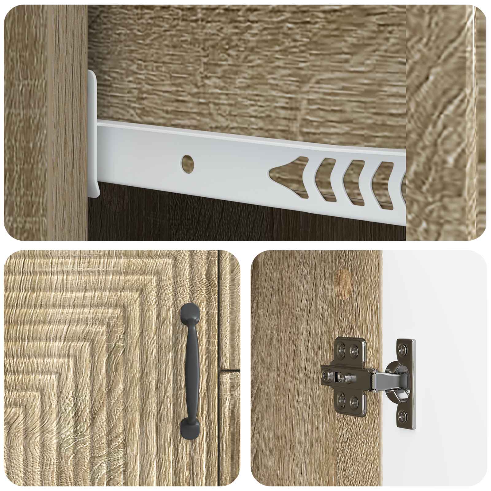 Credenza Rovere Sonoma 89 x 34,5 x 60 cm Legno ingegnerizzato | homemem39