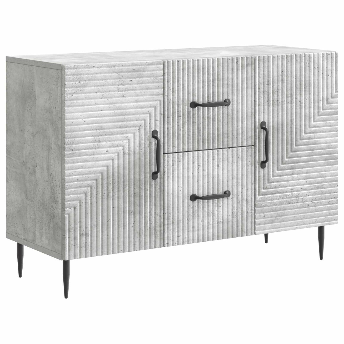 Credenza Grigio Cemento 89 x 34,5 x 60 cm Legno ingegnerizzato