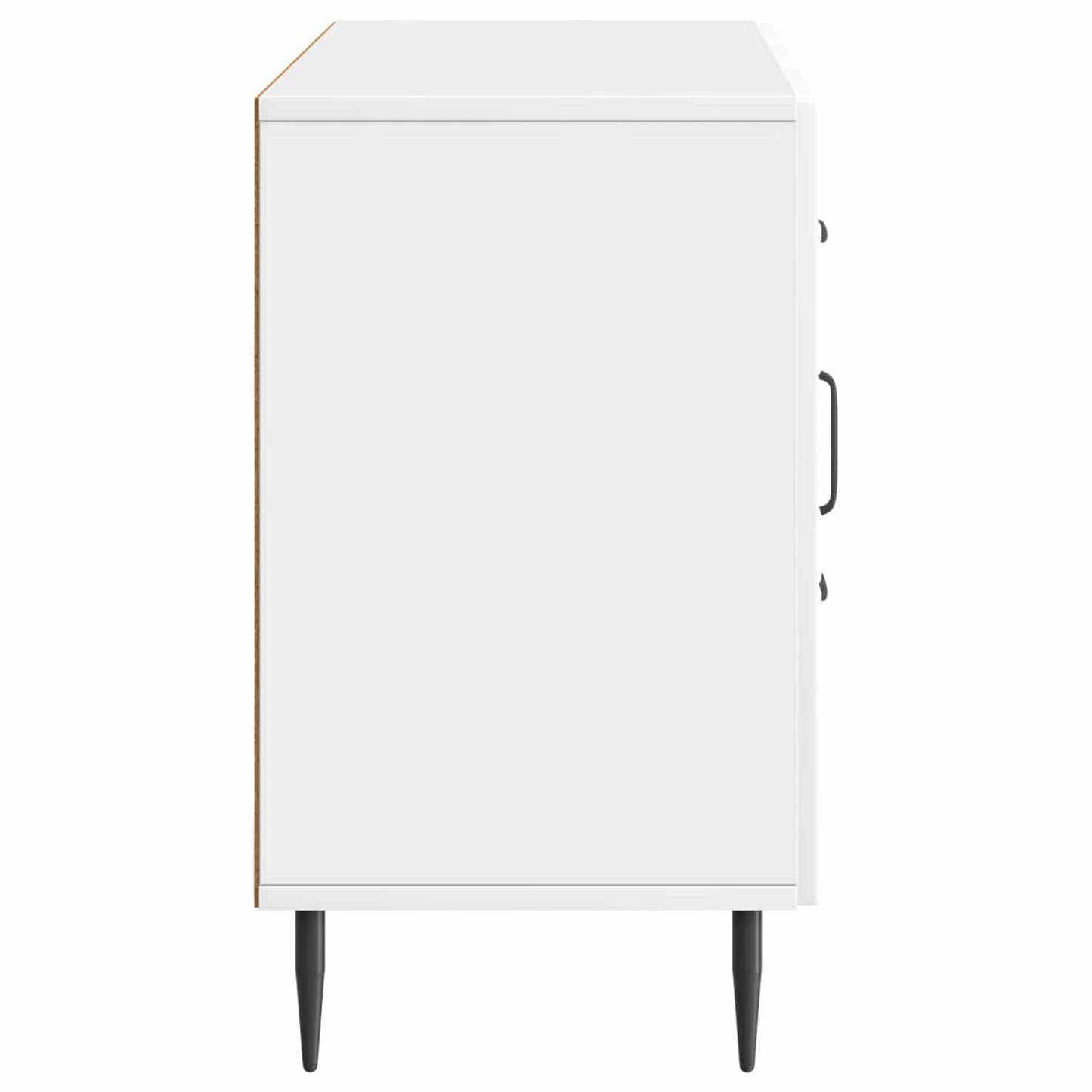 Credenza Bianco Lucido 89 x 34,5 x 60 cm Legno ingegnerizzato